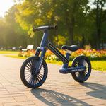 Bicicletă de echilibru Trike Fix Glow LED, albastru marin