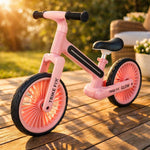 Bicicletă de echilibru Trike Fix Glow LED roz