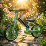 Bicicletă de echilibru Trike Fix Glow LED Verde