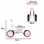Bicicletă de echilibru Trike Fix Tiny V2 roz