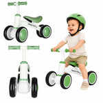 Bicicletă de echilibru Trike Fix Tiny V2 verde
