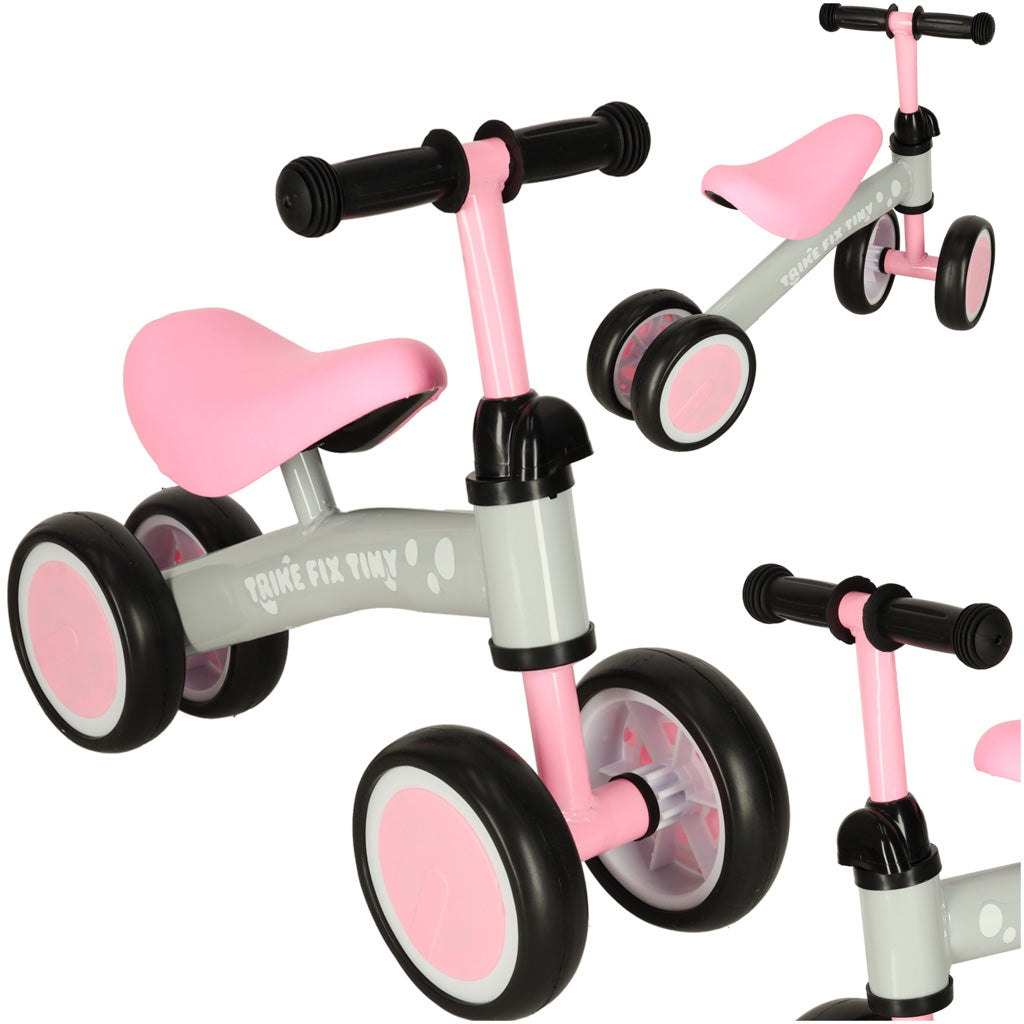 Bicicletă de echilibru Trike Fix Tiny roz