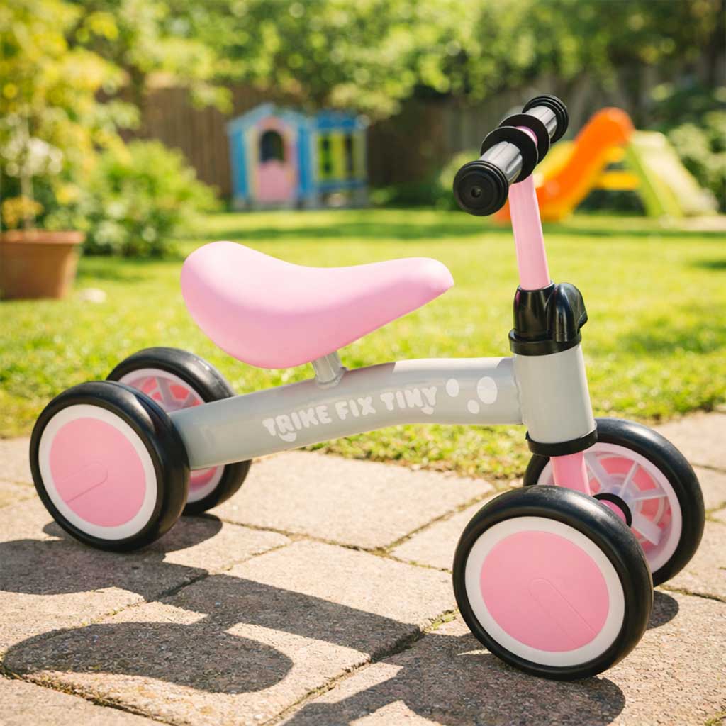 Bicicletă de echilibru Trike Fix Tiny roz