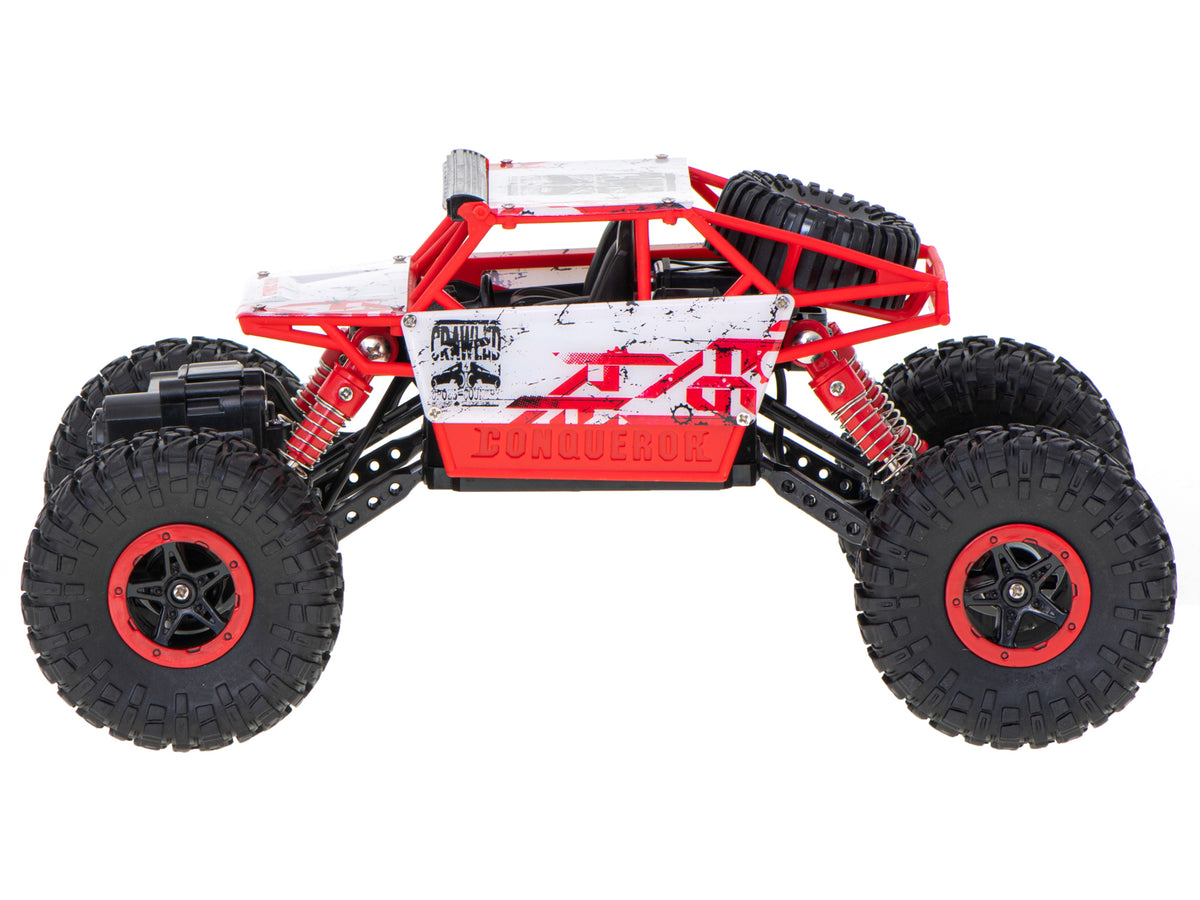 Mașină telecomandă RC Rock Crawler HB 2.4GHz 1:18 roșie
