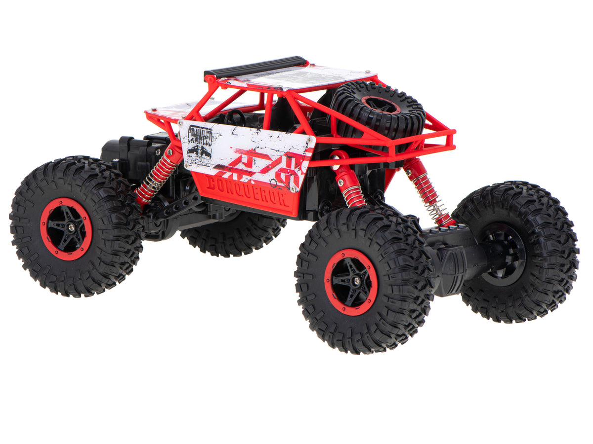 Mașină telecomandă RC Rock Crawler HB 2.4GHz 1:18 roșie