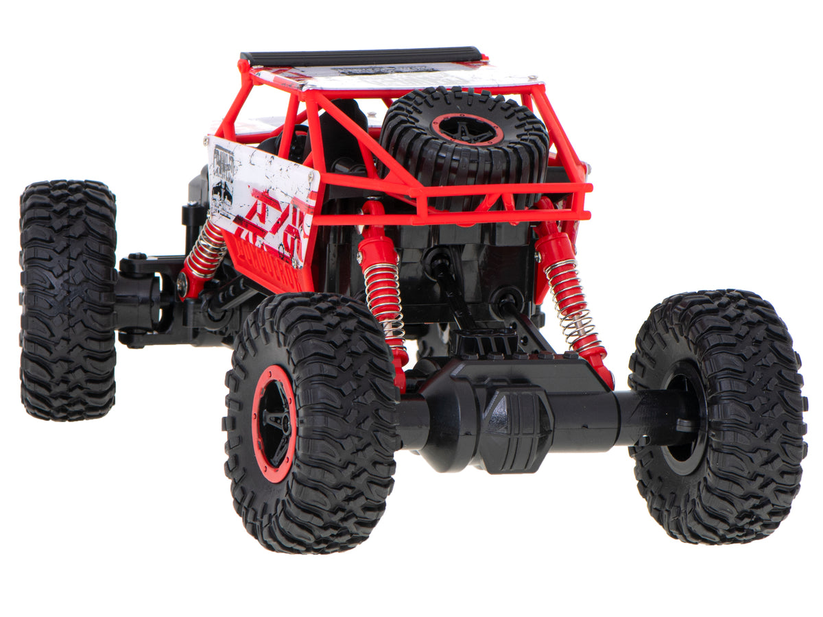 Mașină telecomandă RC Rock Crawler HB 2.4GHz 1:18 roșie