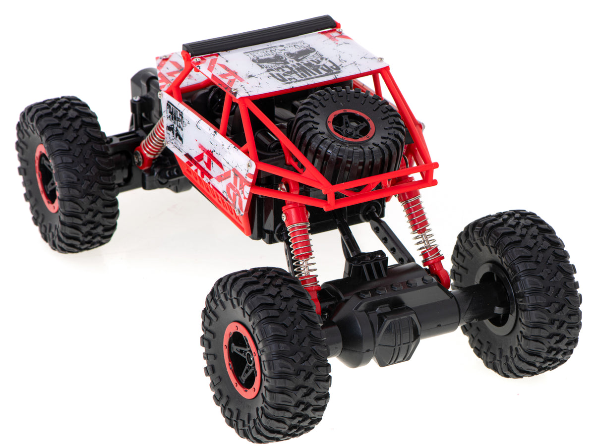Mașină telecomandă RC Rock Crawler HB 2.4GHz 1:18 roșie