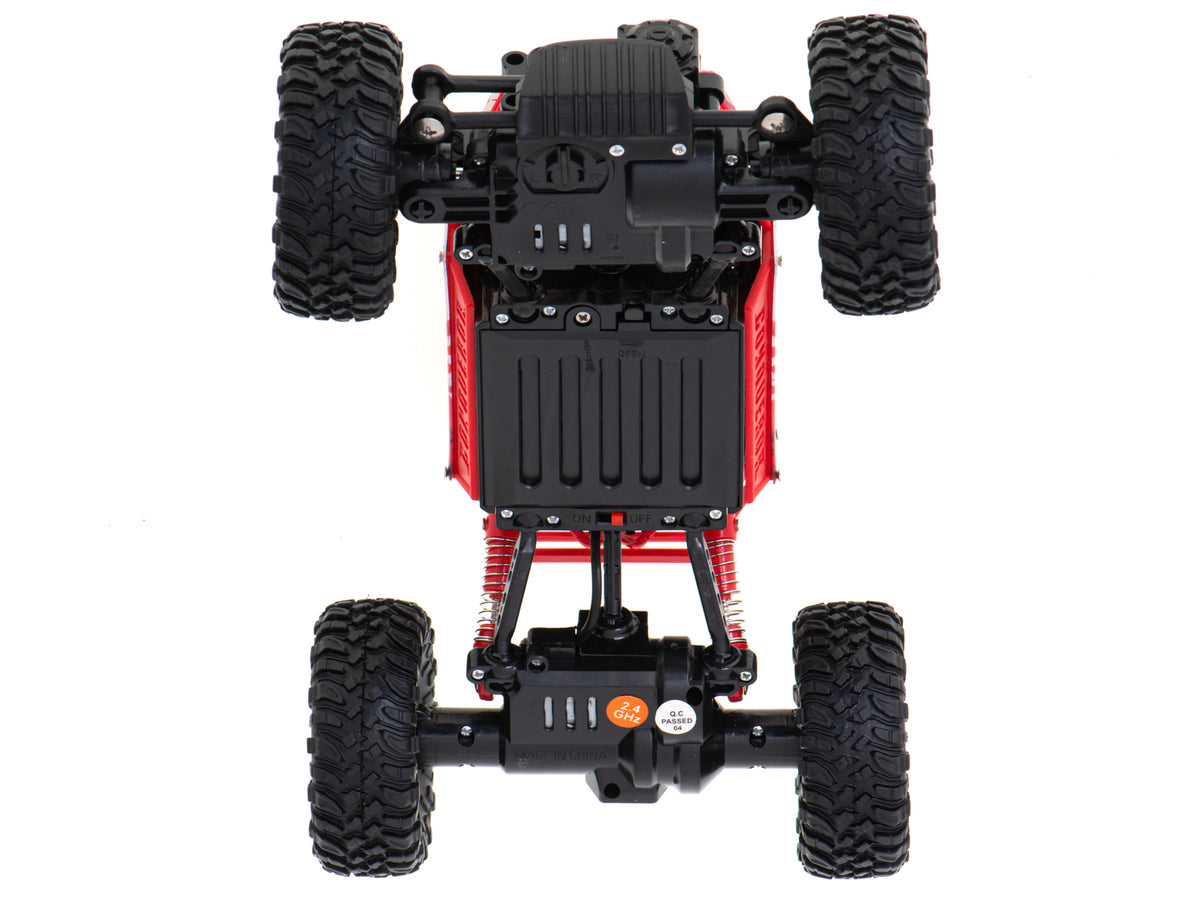 Mașină telecomandă RC Rock Crawler HB 2.4GHz 1:18 roșie