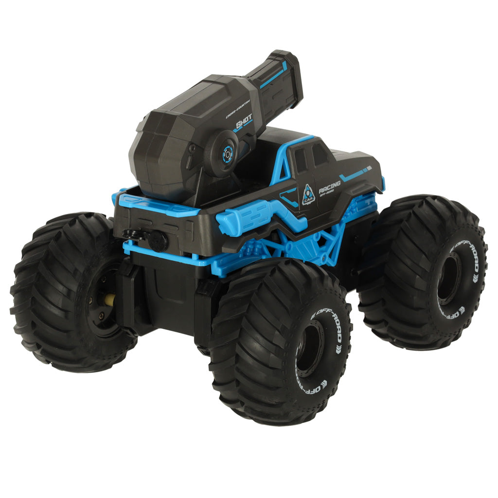 Mașină RC amfibie, impermeabilă, controlată prin gesturi + 2 telecomenzi albastre