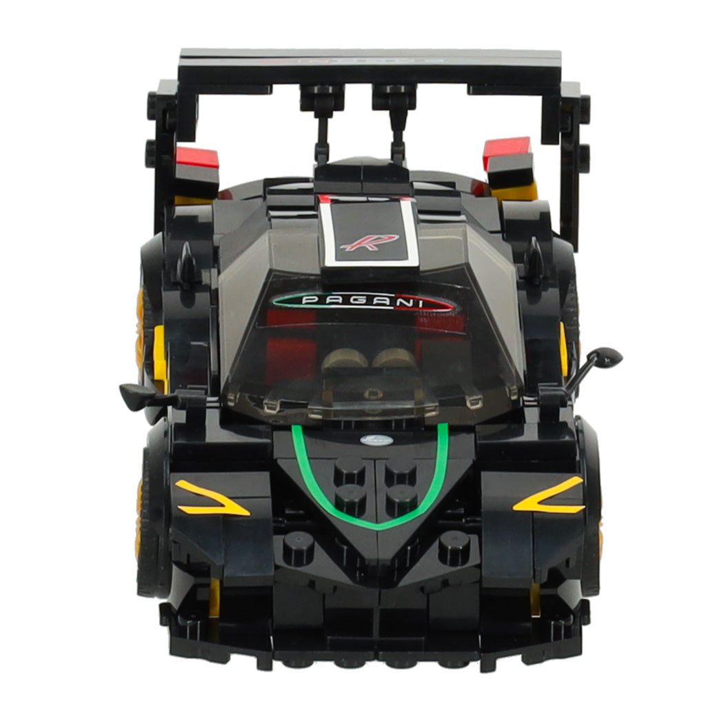 Mașină Rastar 93900-B Pagani Zonda R la scara 1:28, cuburi din 387 de piese.