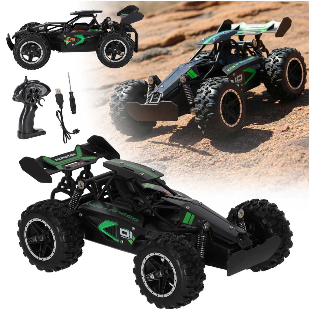 Mașină de cascadorie cu telecomandă de mare viteză 1:18 18 km/h 2.4 GHz
