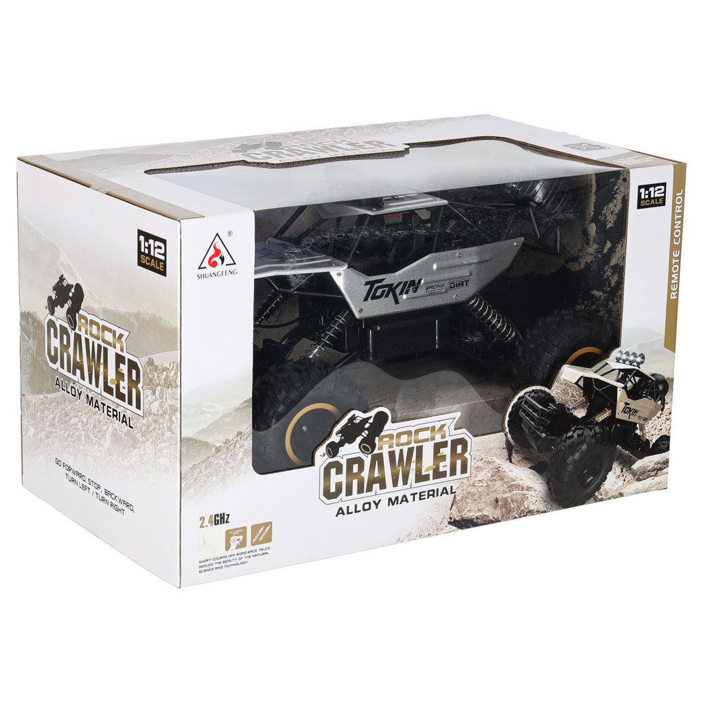 Mașină telecomandă RC Rock Crawler 1:12 4WD METAL Argintiu