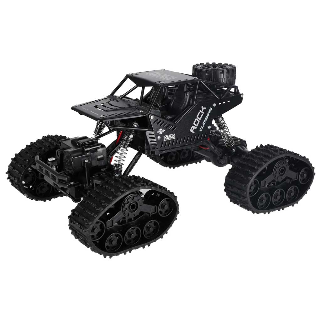 Mașină telecomandă RC Rock Crawler 4 x 4 LHC012 2 în 1 neagră