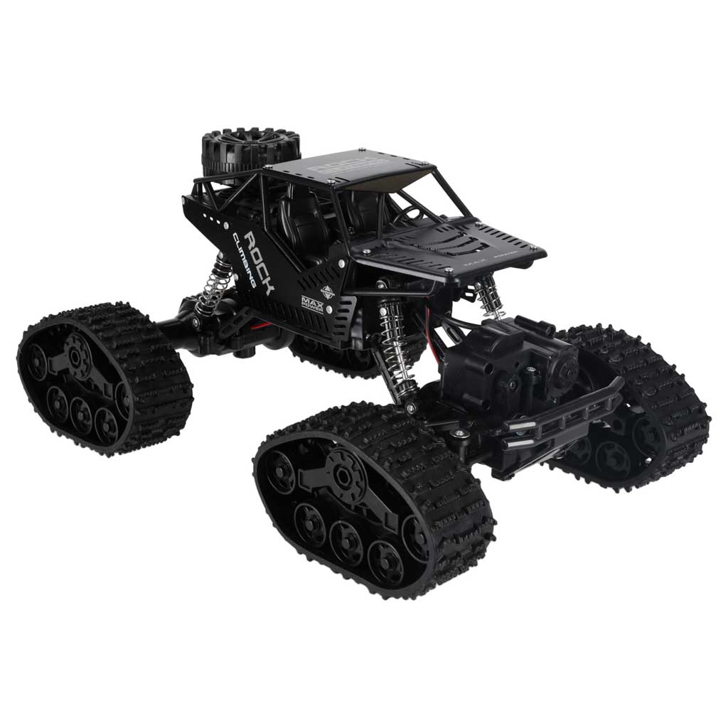 Mașină telecomandă RC Rock Crawler 4 x 4 LHC012 2 în 1 neagră
