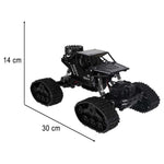 Mașină telecomandă RC Rock Crawler 4 x 4 LHC012 2 în 1 neagră