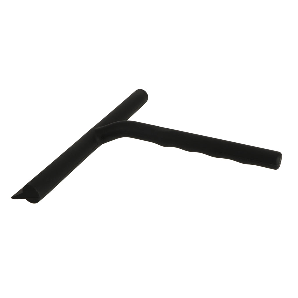 Racletă cu abur din silicon negru pentru geamul cabinei de duș