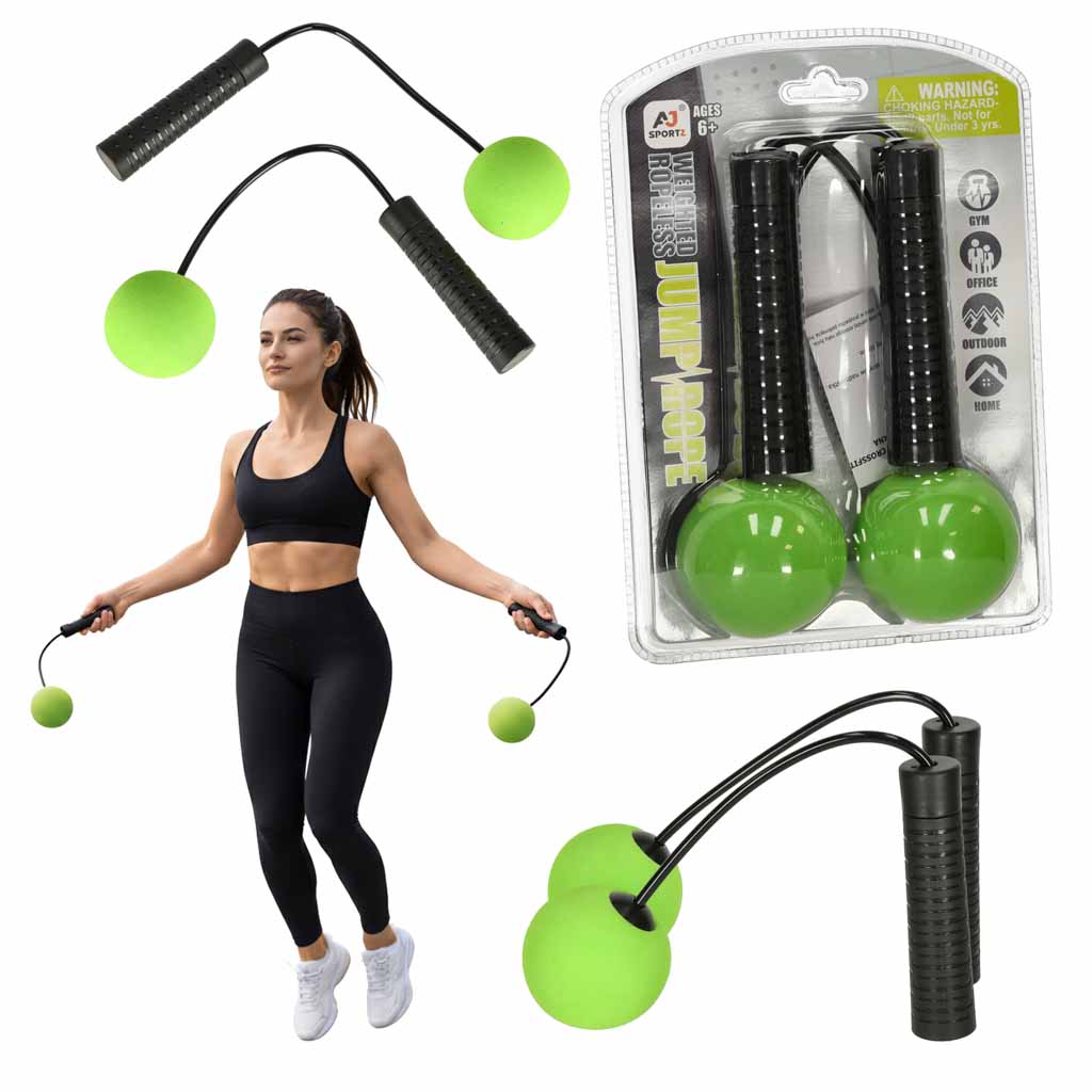 Coardă de sărit fără fir, fără cablu, crossfit, cardio, antrenament fitness cu mingi