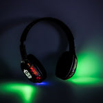 Căști wireless Bluetooth RGB Gaming Sport Over-Ear 200mAh Negre