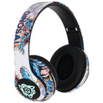 Căști wireless Bluetooth RGB pentru gaming, sport, over-ear, 150mAh