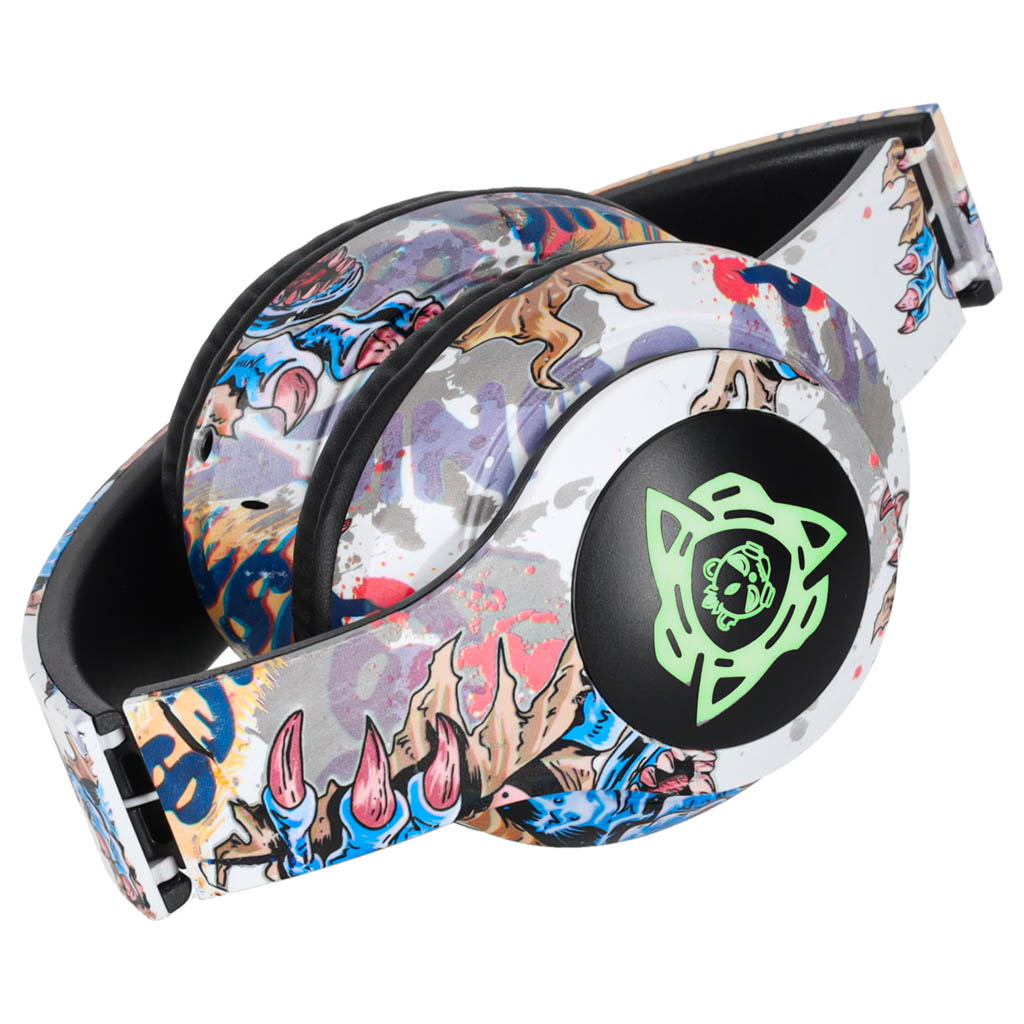 Căști wireless Bluetooth RGB pentru gaming, sport, over-ear, 150mAh