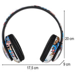 Căști wireless Bluetooth RGB pentru gaming, sport, over-ear, 150mAh
