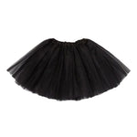 Costum de carnaval cu fustă tutu din tul, deghizare neagră