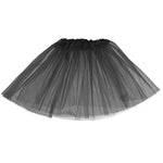 Costum de carnaval cu fustă tutu din tul, deghizare neagră