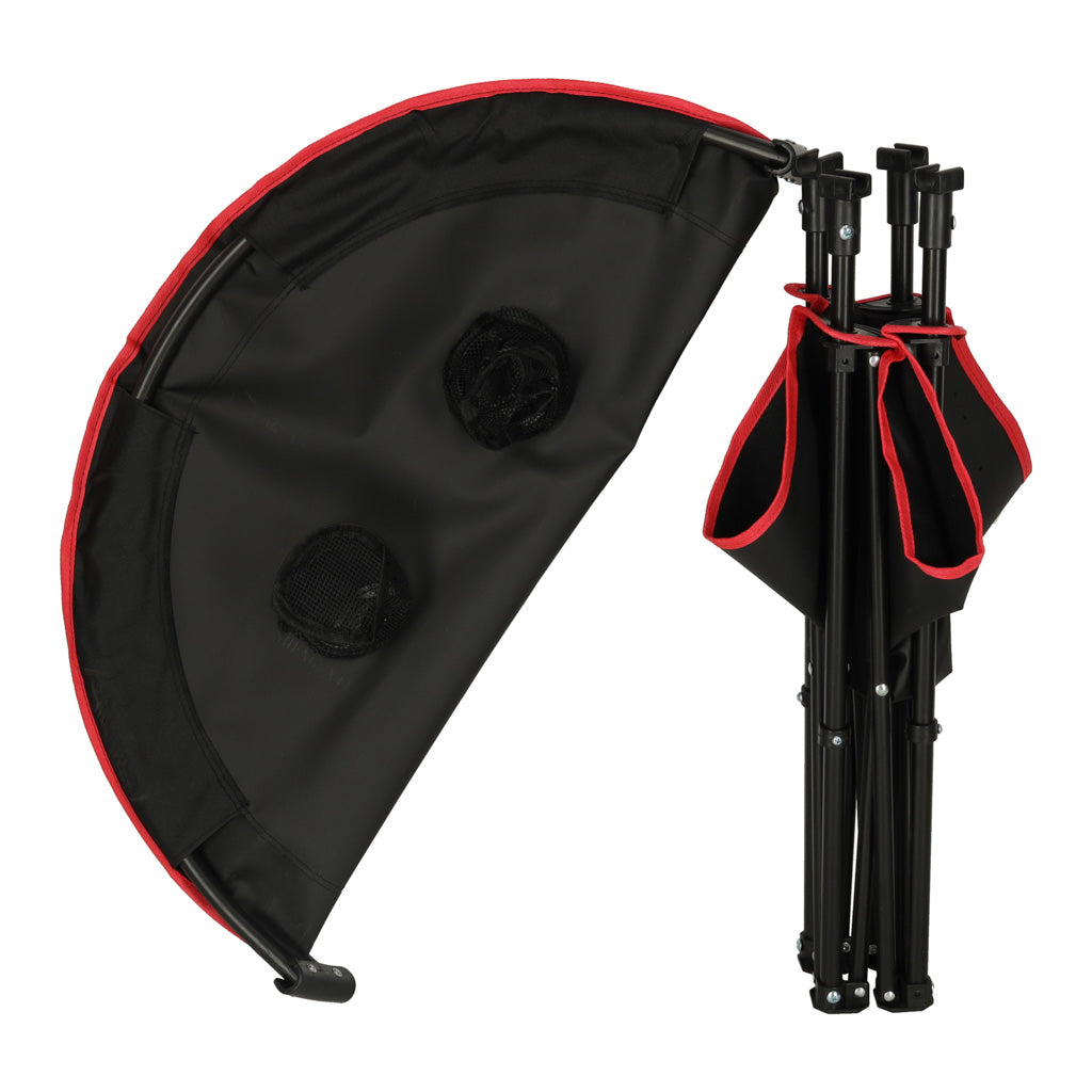 Masă de camping portabilă, pliabilă, cu husă, 72 cm x 72 cm