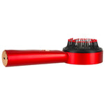 Perie de masaj pentru scalp, aplicator de ulei USB, roșu