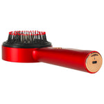 Perie de masaj pentru scalp, aplicator de ulei USB, roșu