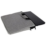Geantă de umăr pentru laptop de 15,6 inch, servietă business pentru femei, bărbați, gri