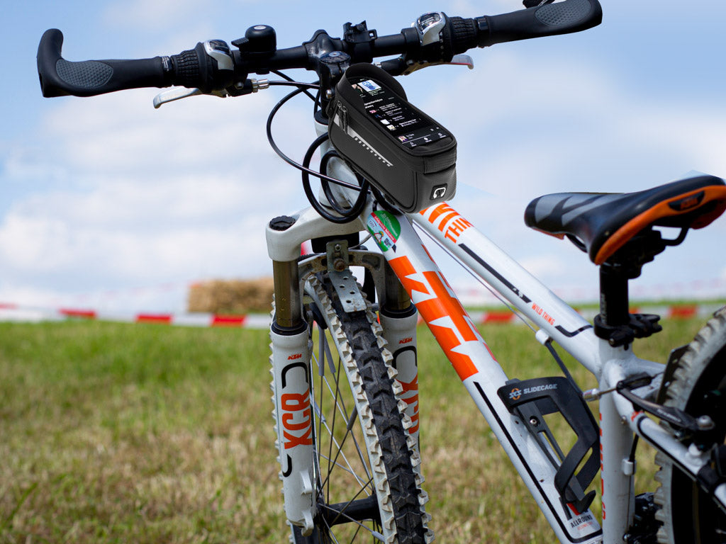 Geantă de bicicletă, coș impermeabil, suport pentru telefon