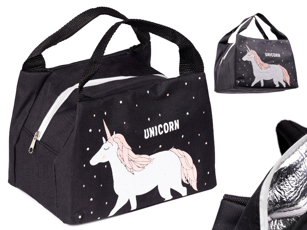 Geantă termică de prânz pentru micul dejun, izolată, unicorn