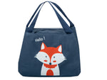 Geantă termică de prânz pentru micul dejun, izolată, Orange Fox