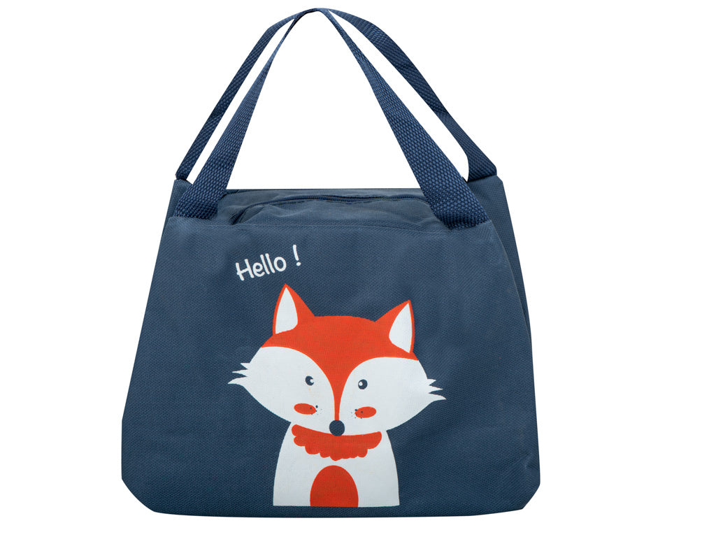 Geantă termică de prânz pentru micul dejun, izolată, Orange Fox