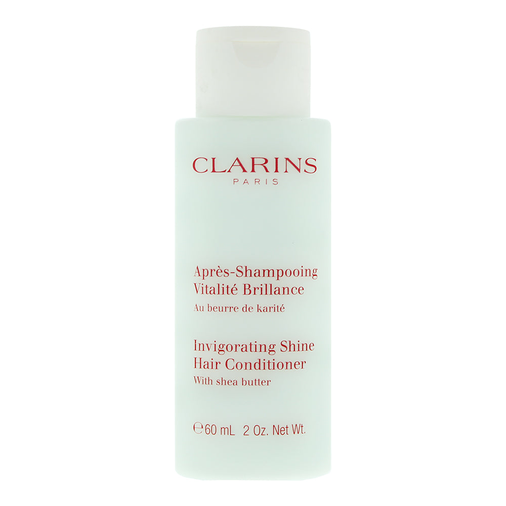 Clarins, Invigorating Shine, Unt de shea, Balsam de păr, Hrănitor, 60 ml