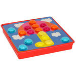 Puzzle educativ Button Mosaic pentru antrenamentul mâinilor, 57 de piese.