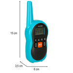 Stații walkie-talkie pentru copii, cu rază de acțiune de 3 km, set de 2 buc.