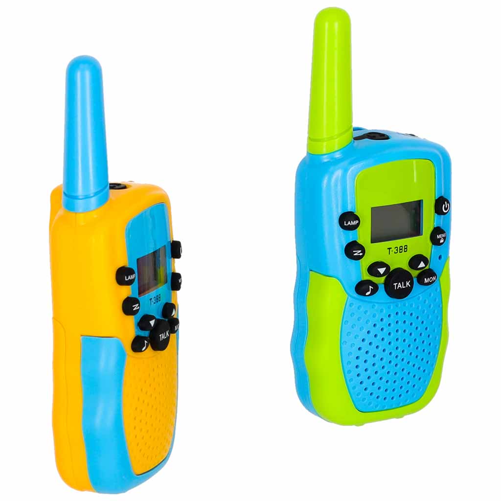 Set de 2 stații walkie-talkie pentru copii