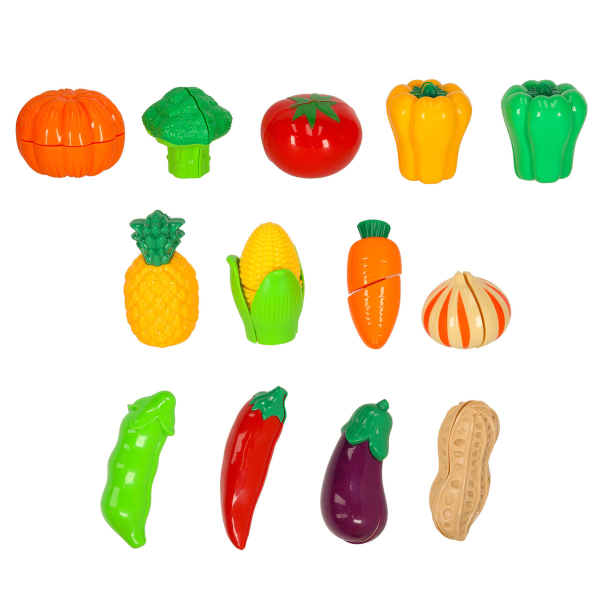 Legume, fructe, ghivece de tăiat, coș de cumpărături, accesorii