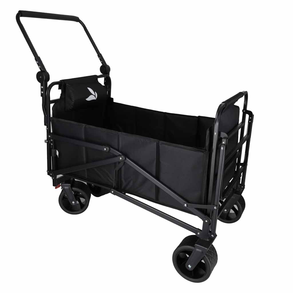 Cărucior de transport LUARO, pat de camping pliabil 2 în 1