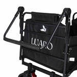 Cărucior de transport LUARO, pat de camping pliabil 2 în 1