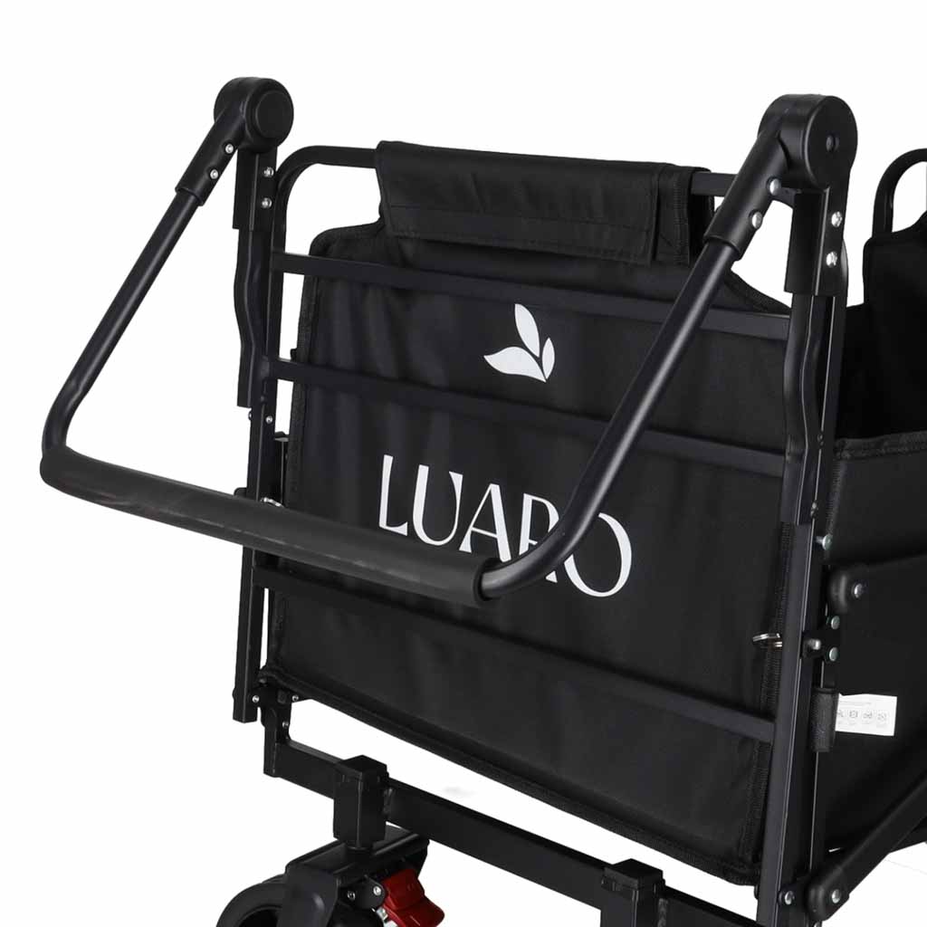 Cărucior de transport LUARO, pat de camping pliabil 2 în 1