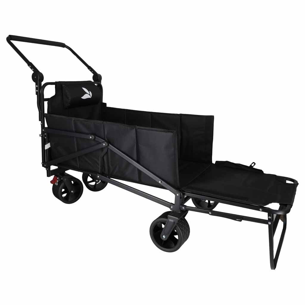 Cărucior de transport LUARO, pat de camping pliabil 2 în 1