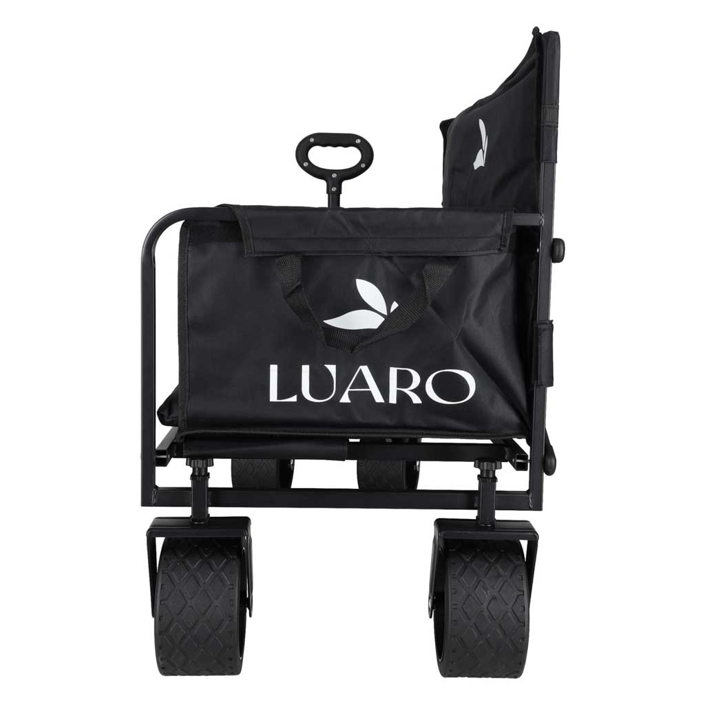 Cărucior de transport pliabil LUARO cu scaun și spătar