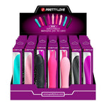 Mini vibrator din silicon Pretty Love cu 10 funcții, funcționează cu baterii AAA