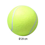 Jucărie pentru câini, minge de tenis gigantică, XXL, 24 cm