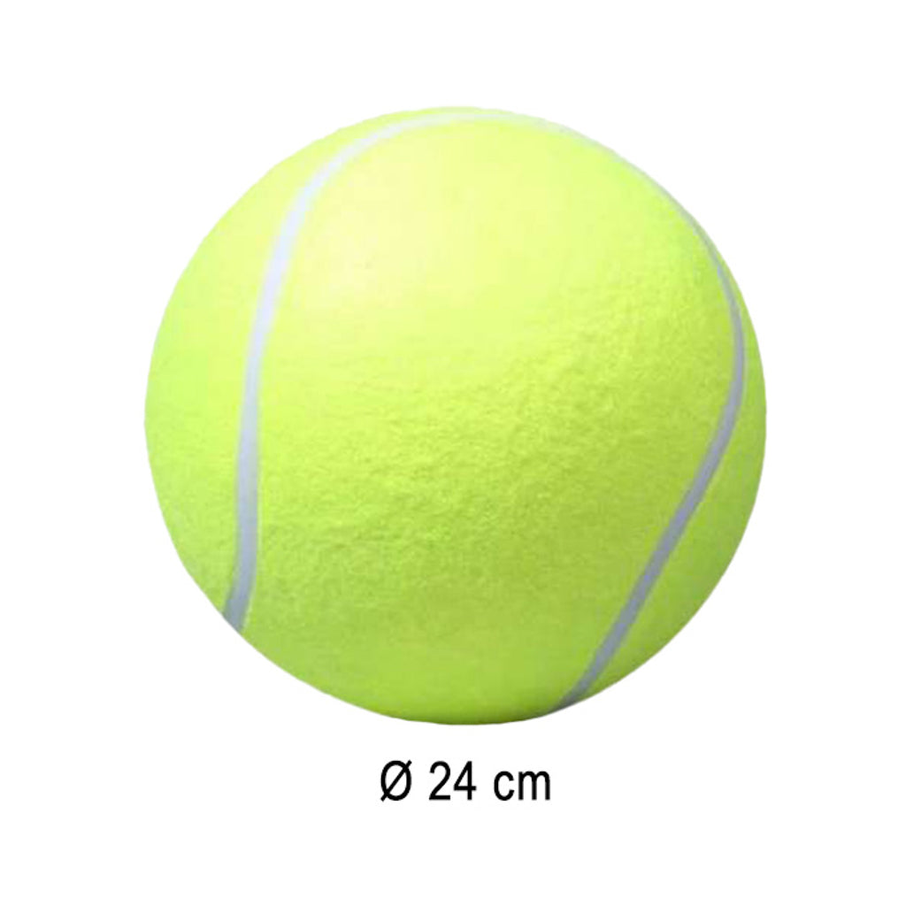 Jucărie pentru câini, minge de tenis gigantică, XXL, 24 cm