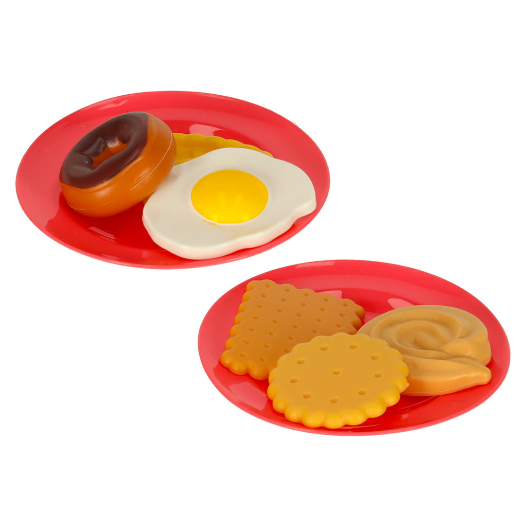Set de bucătărie: Cuptor cu microunde, Prăjitor de pâine, Mixer + Mâncare și accesorii – Distracție culinară