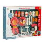 Set de bucătărie: Cuptor cu microunde, Prăjitor de pâine, Mixer + Mâncare și accesorii – Distracție culinară